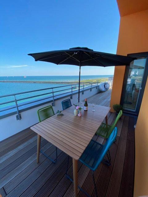 Penthouse Hygge Meerblick Am Strand Ольпениц Экстерьер фото